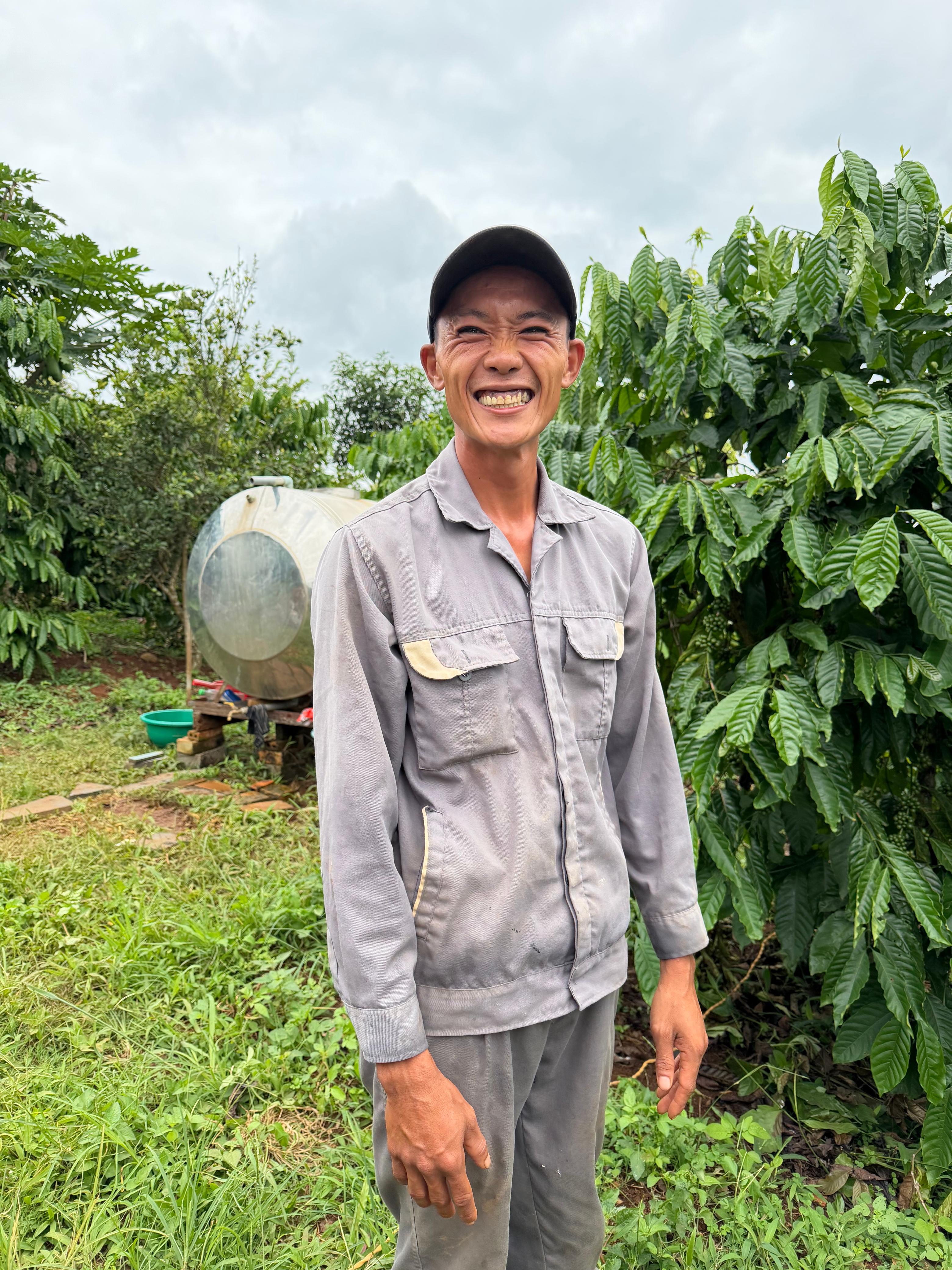 Team member in the field