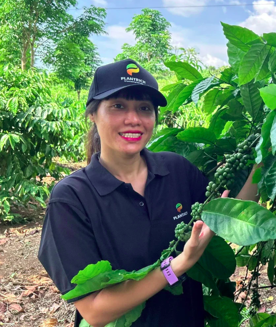 Team member in the field